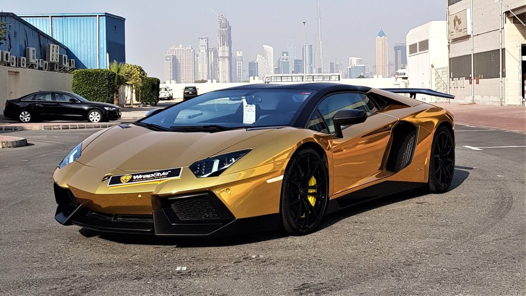 Gold color car Gold color car