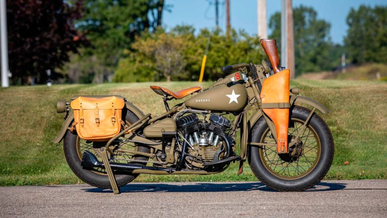 Harley Davidson WLA Military Motorcycle