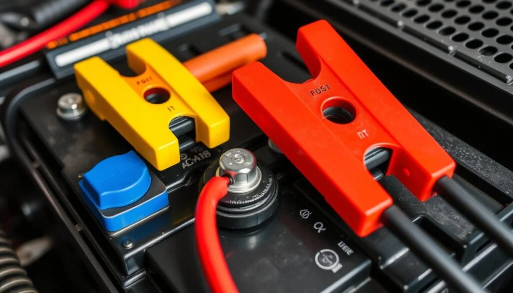 Hidden 12 Volt Jump Start Terminals