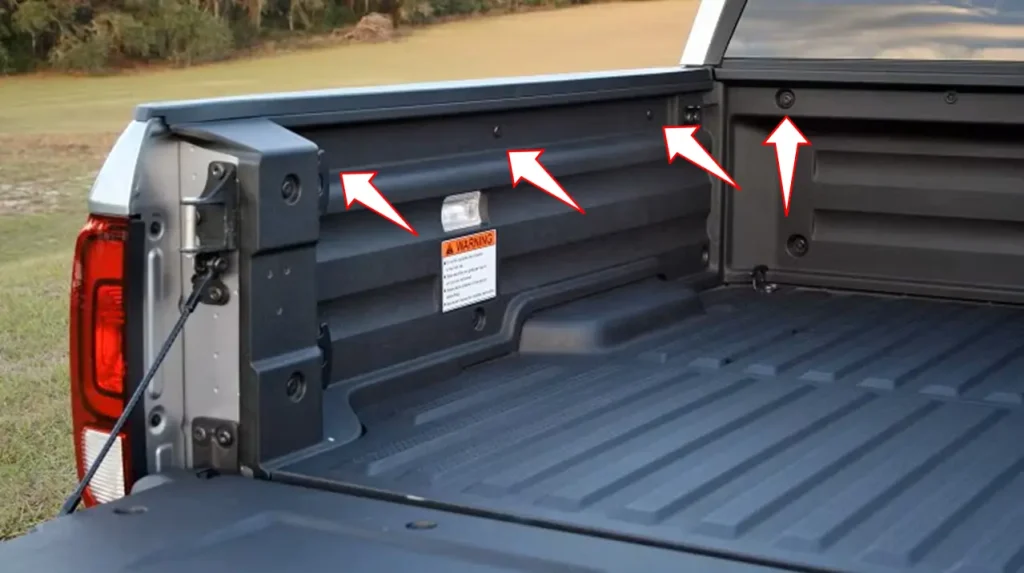 Hidden Cargo Tie Down Points