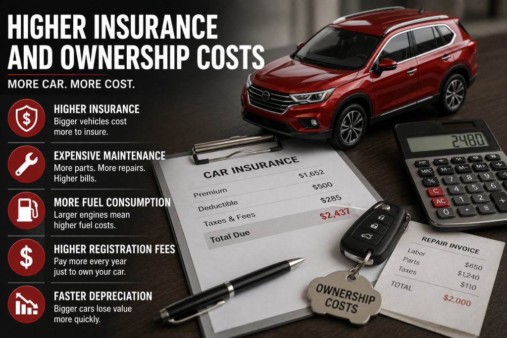 Higher Insurance and Ownership Costs