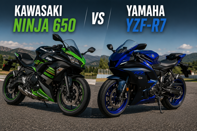 Kawasaki Ninja 650 vs Yamaha YZF R7