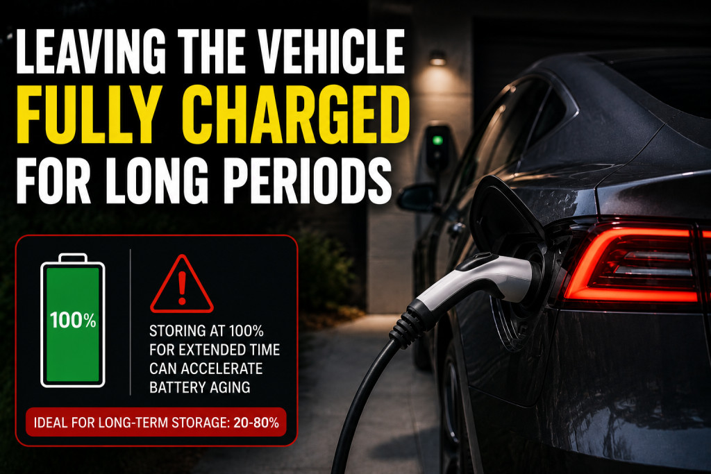 Leaving the Vehicle Fully Charged for Long Periods