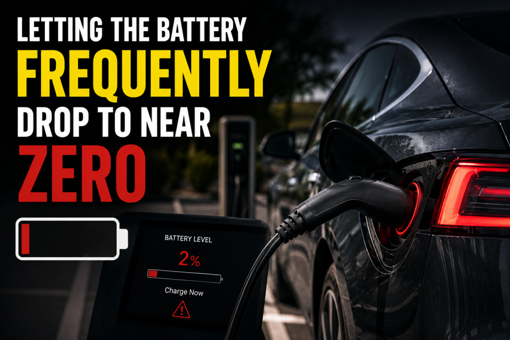 Letting the Battery Frequently Drop to Near Zero