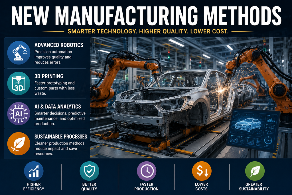 New Manufacturing Methods