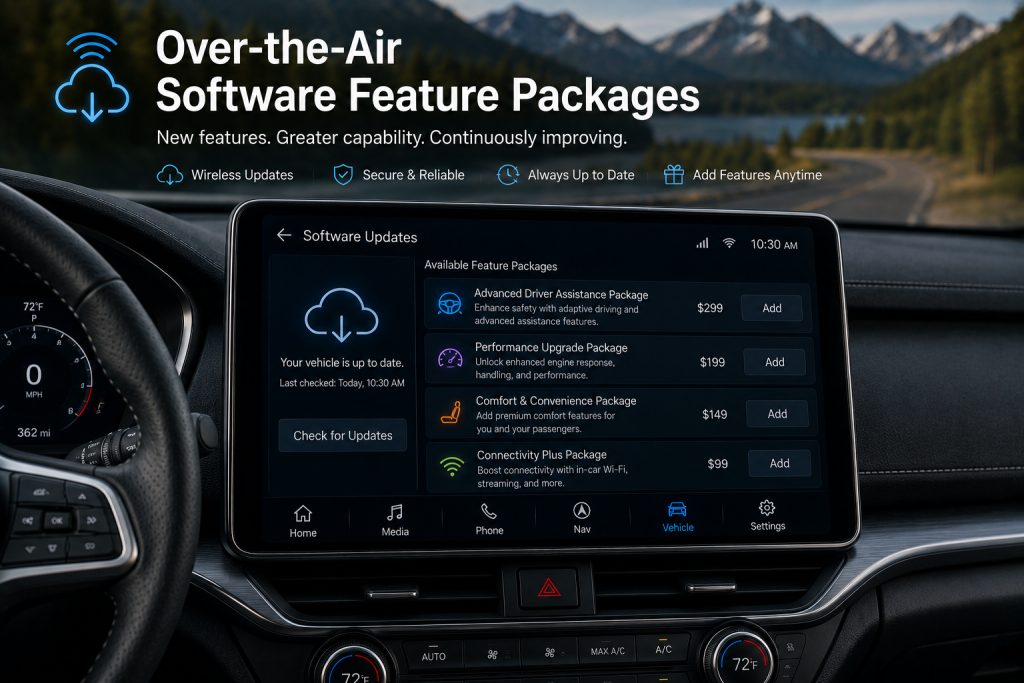 Over the Air Software Feature Packages