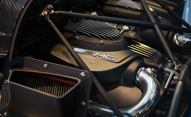 Pagani Huayra and Mercedes AMG Engine