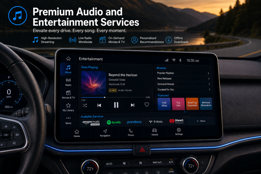 Premium Audio and Entertainment Services