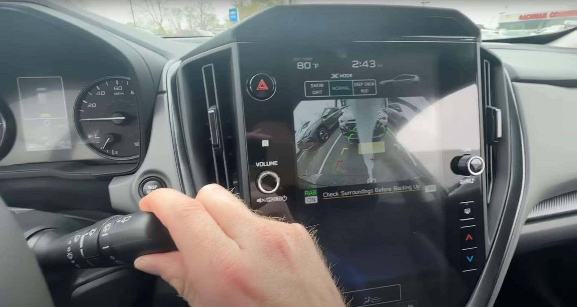 Rear Camera Washer Activation Through the Wiper Stalk