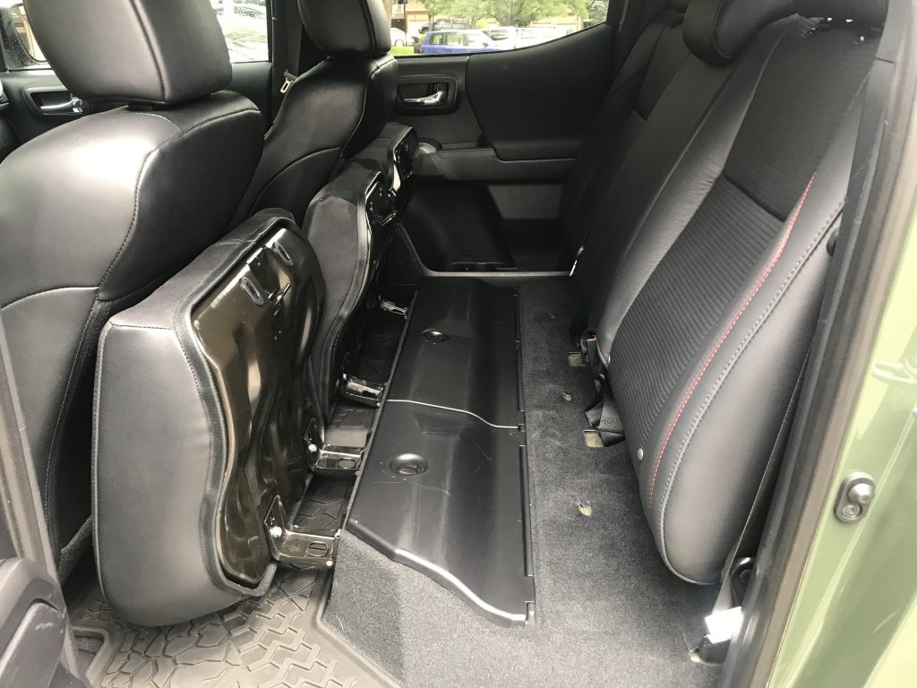 Rear Seat Storage Compartments That Stay Out Of Sight