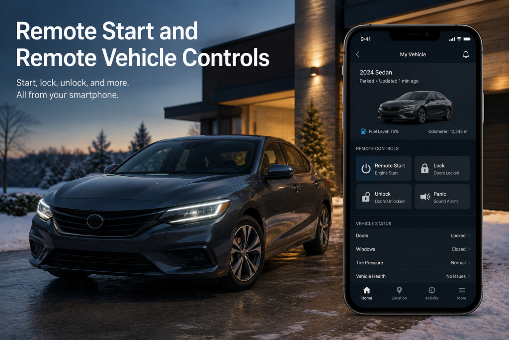 Remote Start and Remote Vehicle Controls