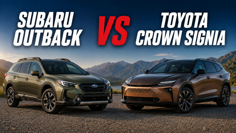 Subaru Outback vs Toyota Crown Signia