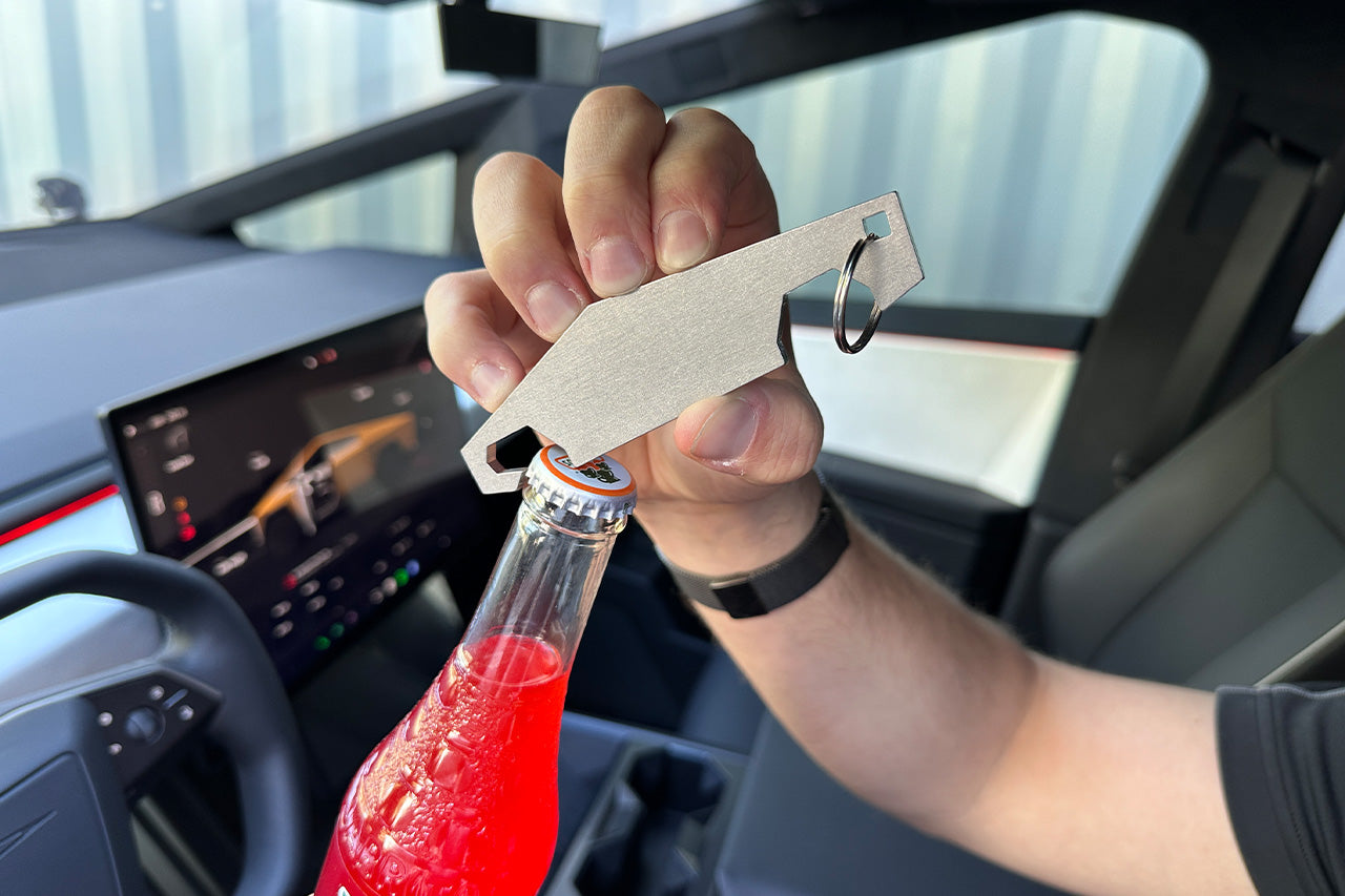 Tesla Cybertruck Stainless Steel Bottle Opener