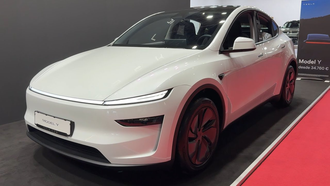 Tesla Model Y in Pearl White Multi Coat