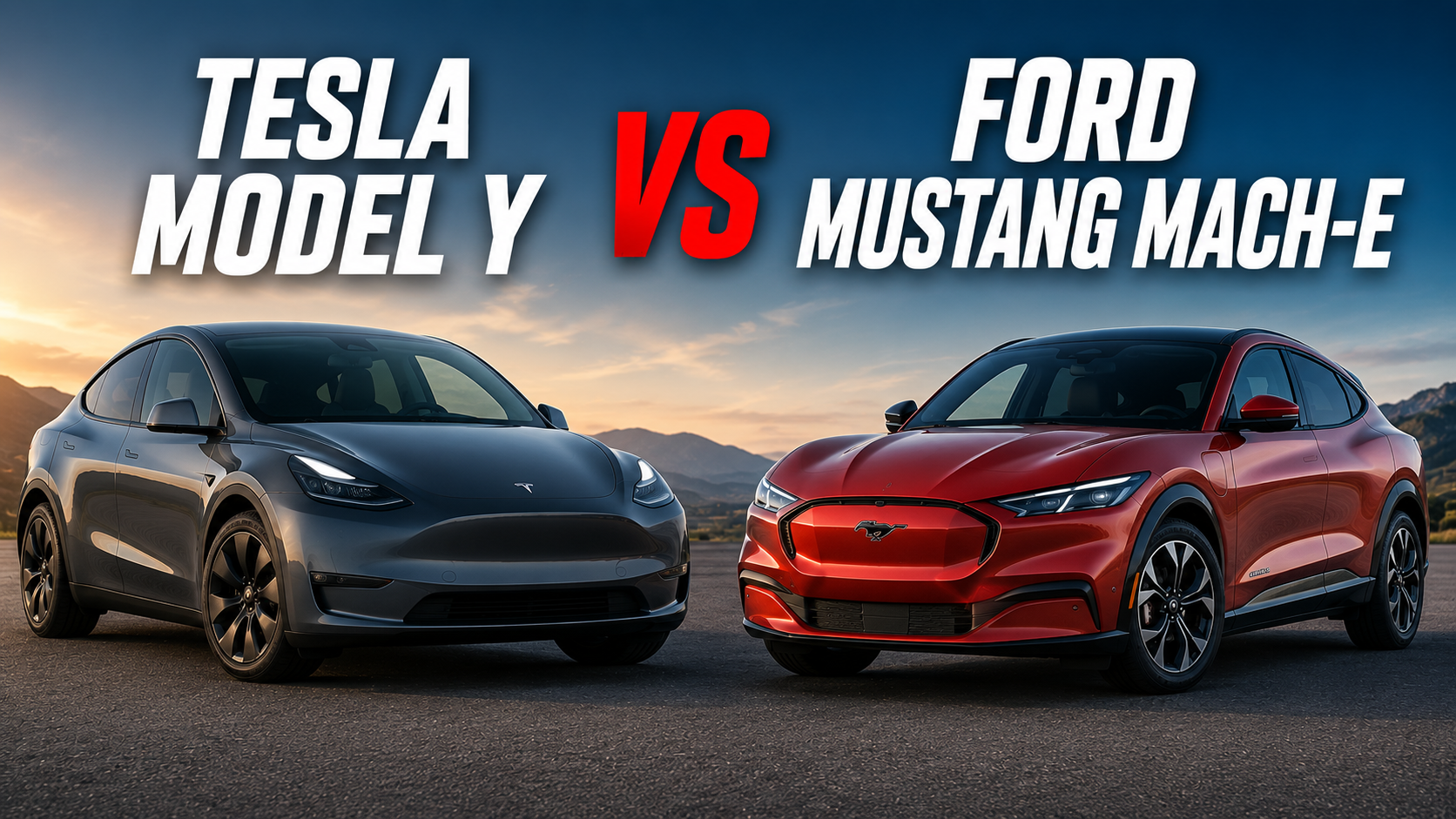 Tesla Model Y vs Ford Mustang Mach E