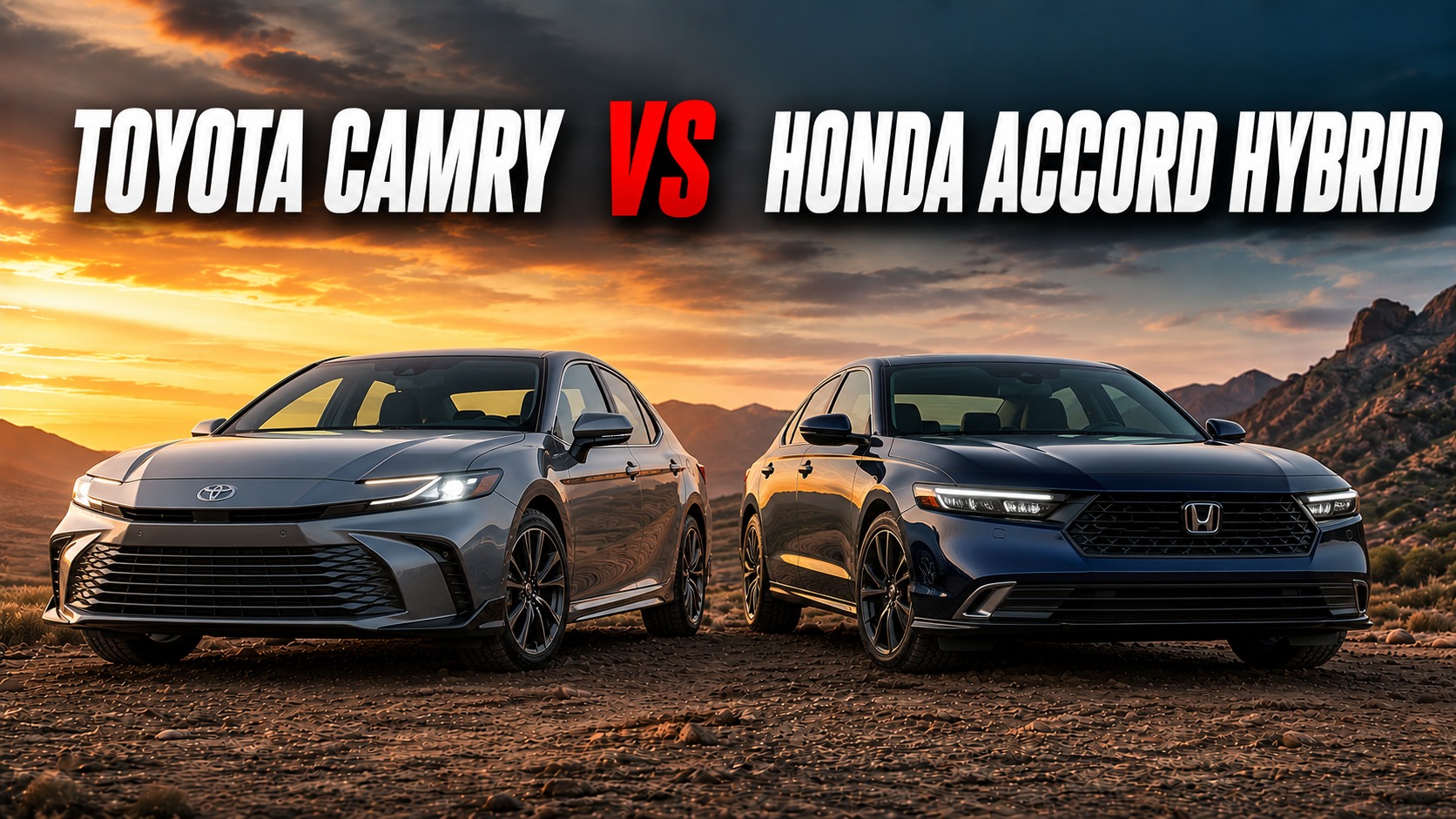 Toyota Camry vs Honda Accord Hybrid