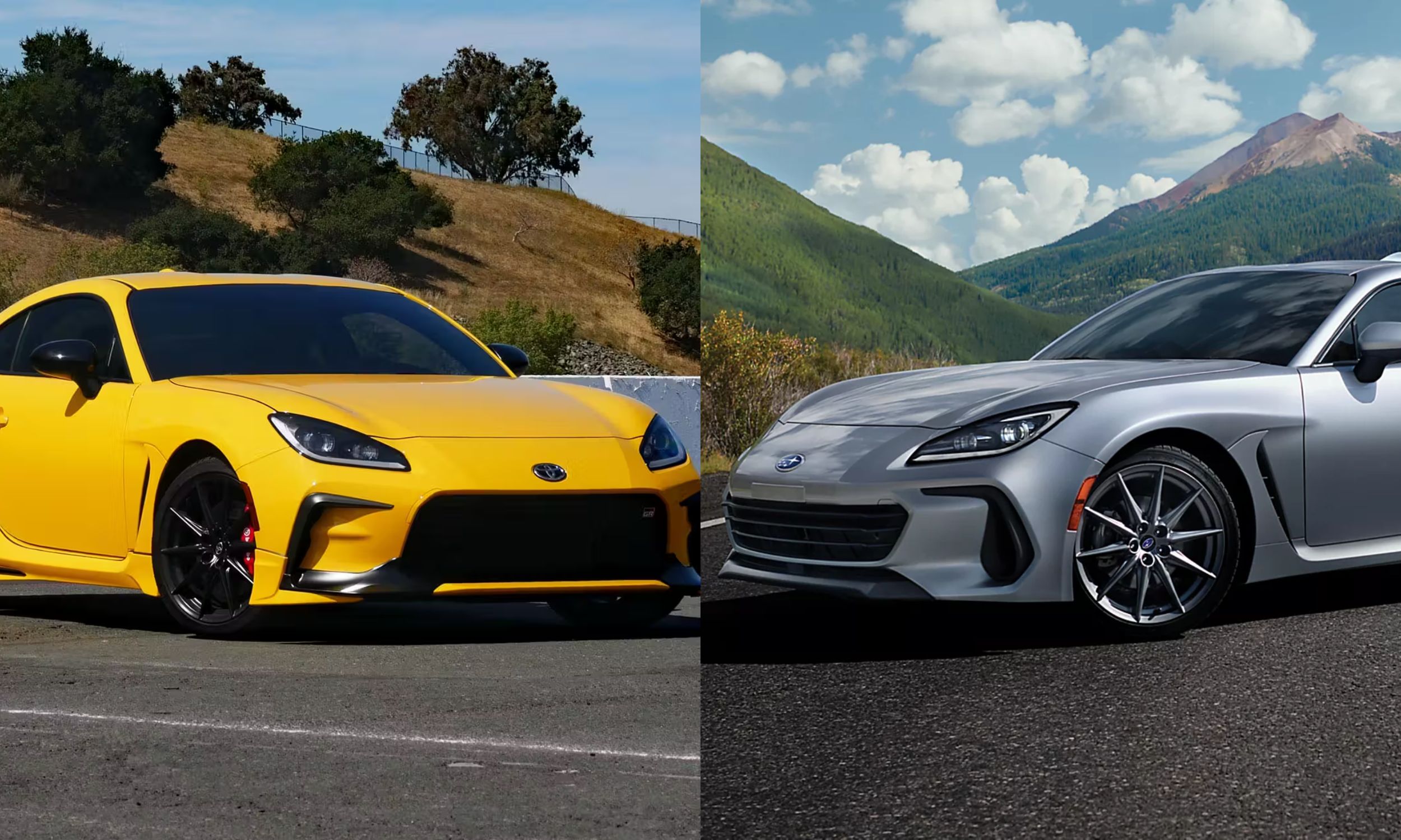 Toyota GR86 and the Subaru BRZ