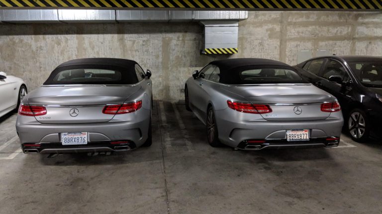 Two Identical Cars