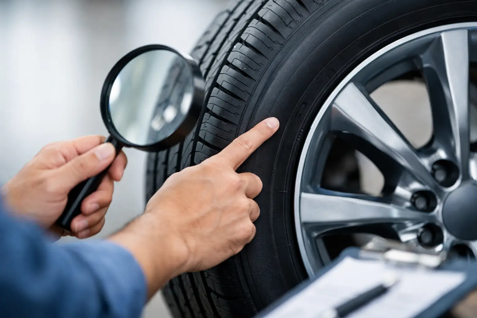 Visual inspections of tires Visual inspections of tires