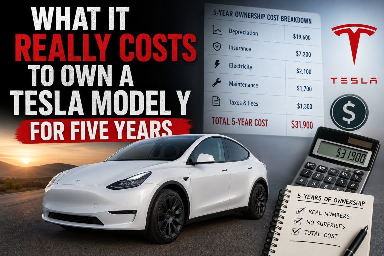 What It Really Costs To Own A Tesla Model Y For Five Years