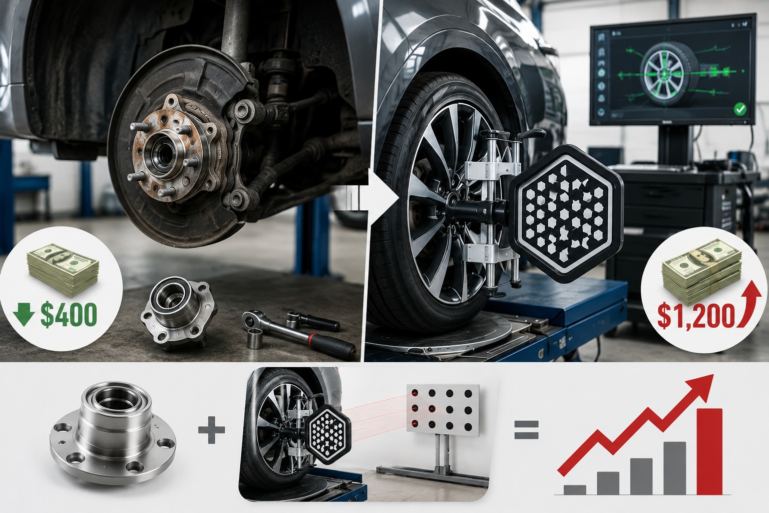 Why a $400 Wheel Bearing Job Now Costs $1,200 With Recalibration