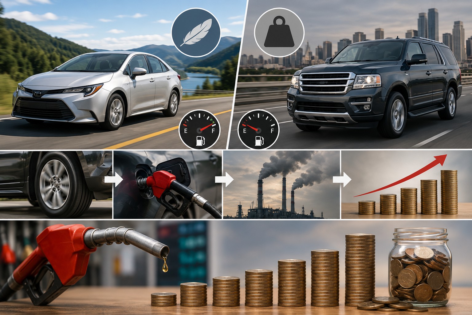 Why a Heavier Car Quietly Inflates Your Lifetime Fuel Bill