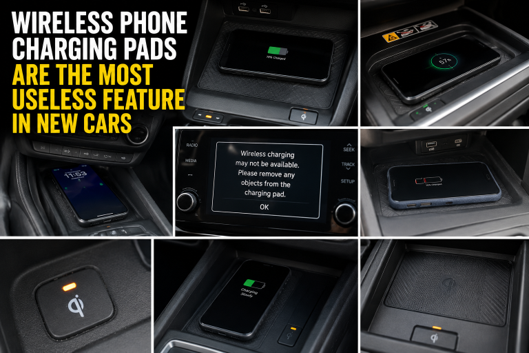 Wireless Phone Charging Pads Are The Most Useless Feature In New Cars
