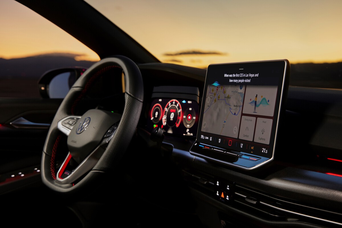 MIB4 infotainment ecosystem in the 2025 Volkswagen Golf GTI