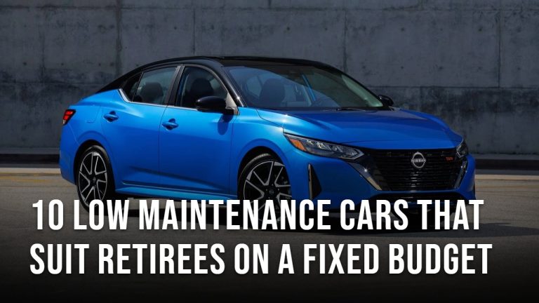 10 Low Maintenance Cars That Suit Retirees on a Fixed Budget