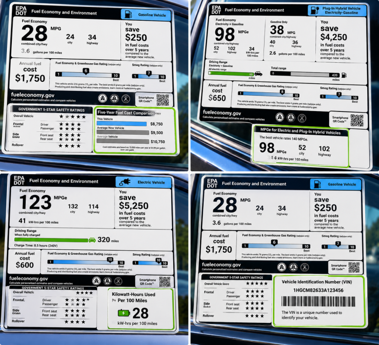 10 Numbers on Your Window Sticker and What Each One Really Means