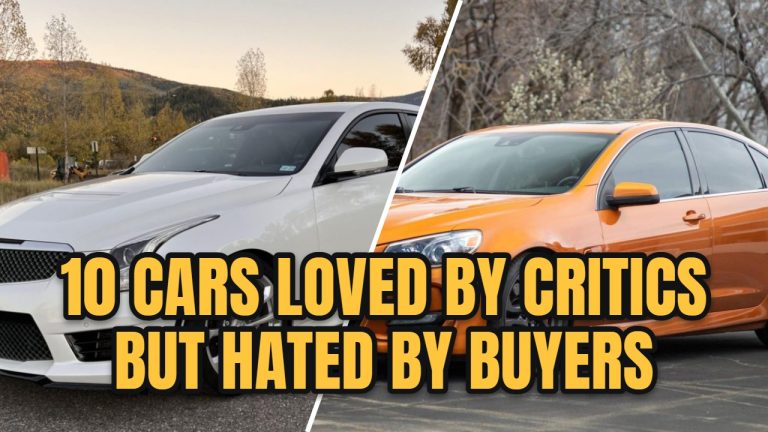 10 cars loved by critics but hated by buyers
