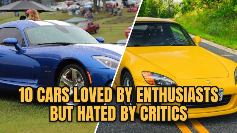10 cars loved by enthusiasts but hated by critics