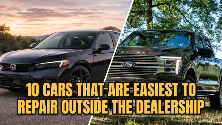 10 cars that are easiest to repair outside the dealership