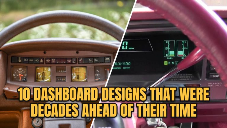 10 dashboard designs that were decades ahead of their time