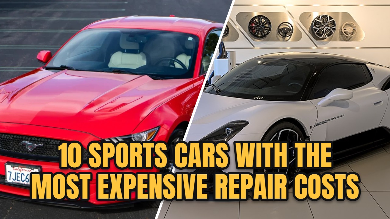 10 sports cars with the most expensive repair costs