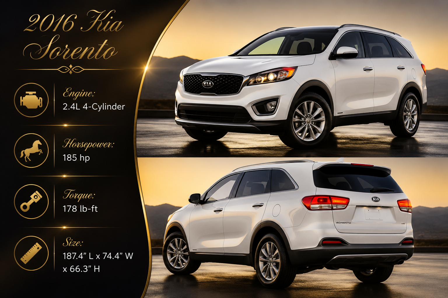 2016 Kia Sorento 2016 Kia Sorento