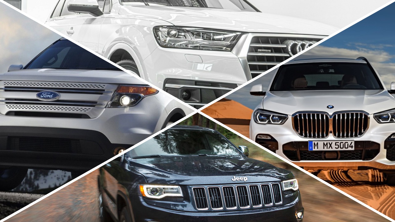 5 suvs with cheap rear diff service and 5 over 700