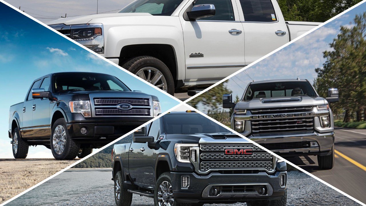 5 trucks with cheap motor mounts and 5 over 900
