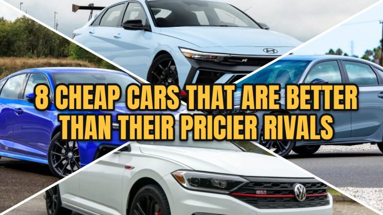 8 cheap cars that are better than their pricier rivals