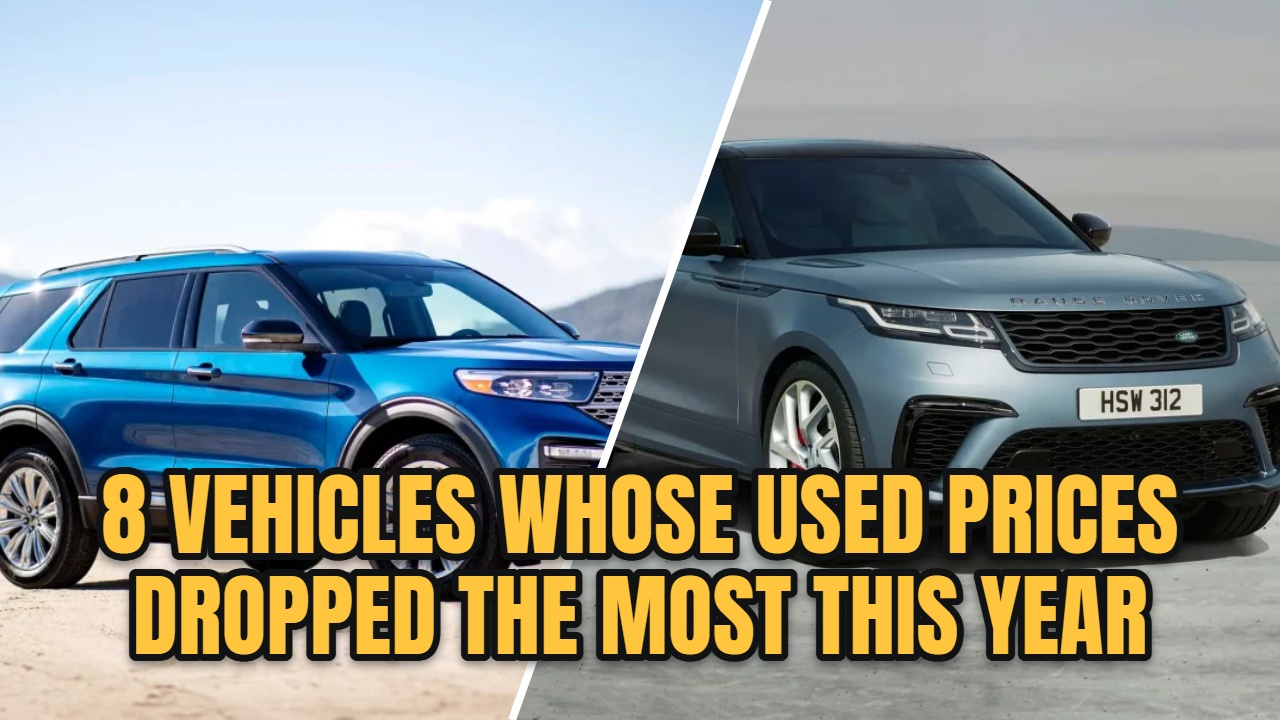 8 vehicles whose used prices dropped the most this year