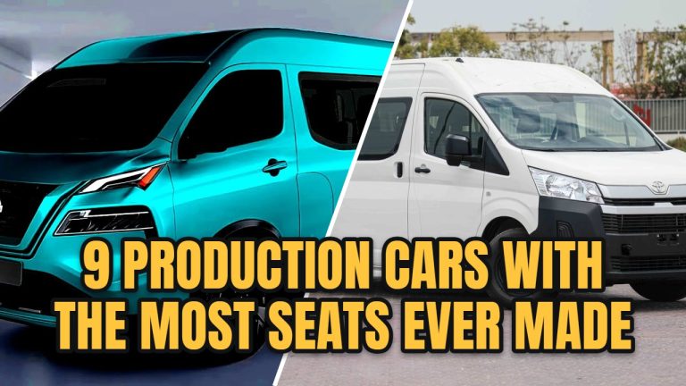9 production cars with the most seats ever made
