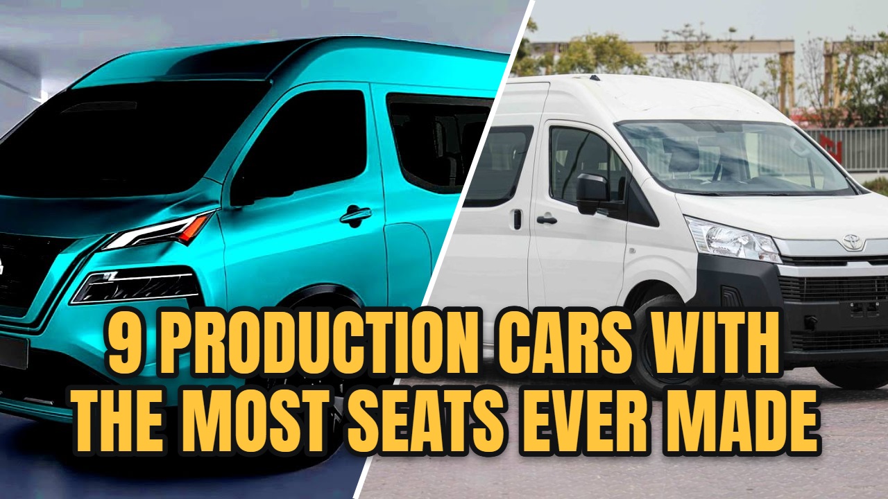 9 production cars with the most seats ever made