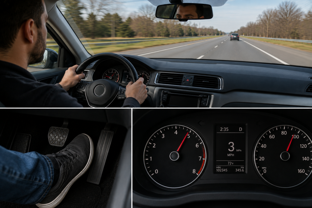 Accelerate Firmly and Check the Engine's Power Delivery