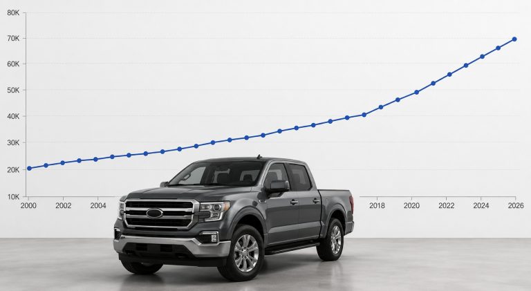 Average New Truck Price From 2000 to 2026