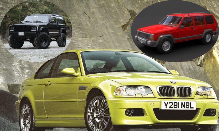 BMW M3 and Ford Cherokee XJ