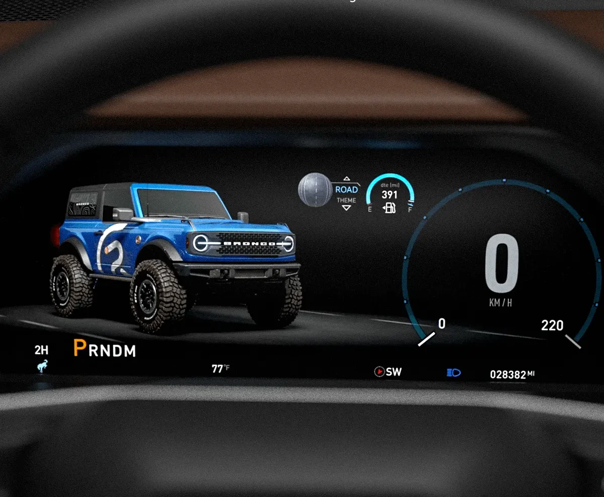 Bronco Digital Dashboard Bronco Digital Dashboard