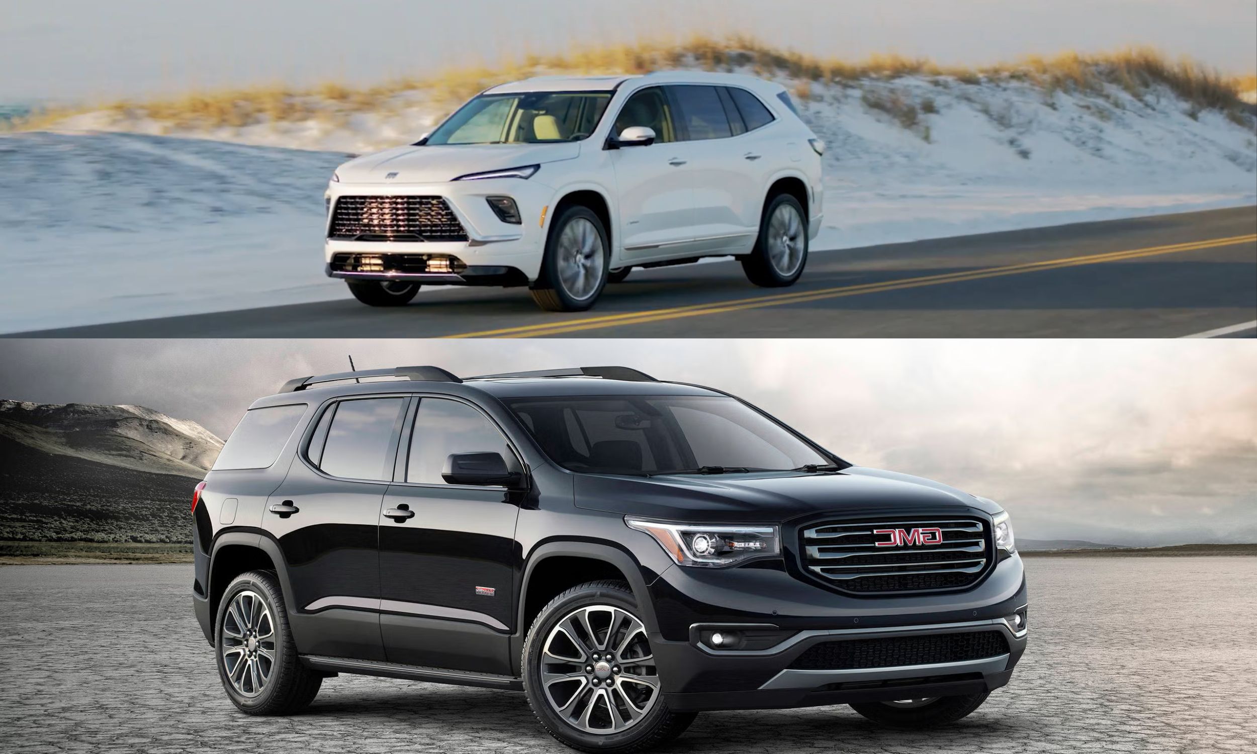 Buick Enclave and GMC Acadia