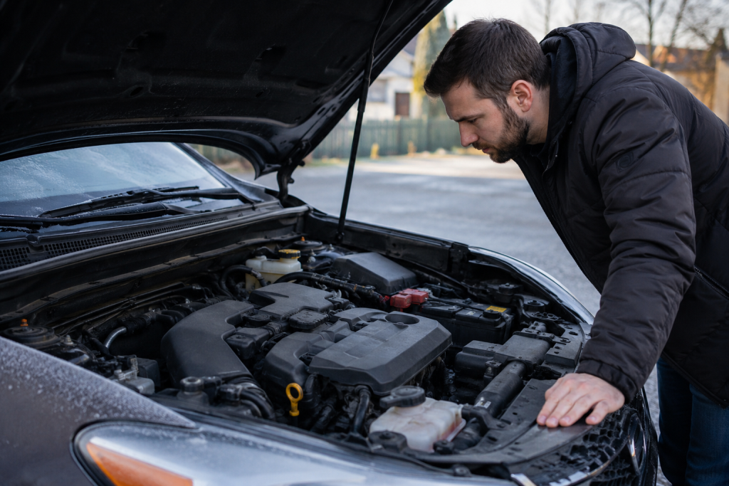 Check How the Engine Starts From Cold