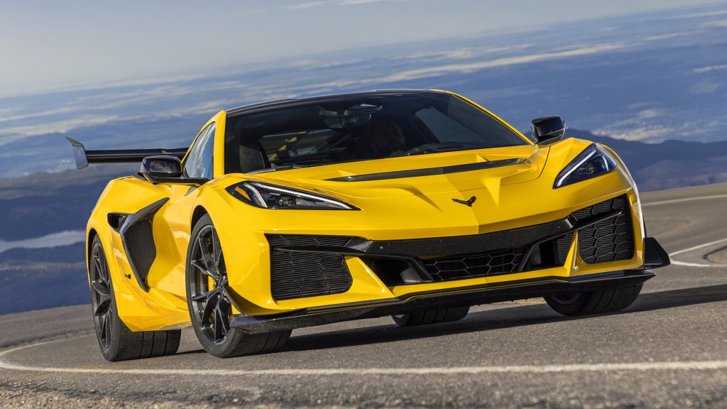 Chevrolet Corvette ZR1 Coupe with ZTK Performance Package Front Three Quarter