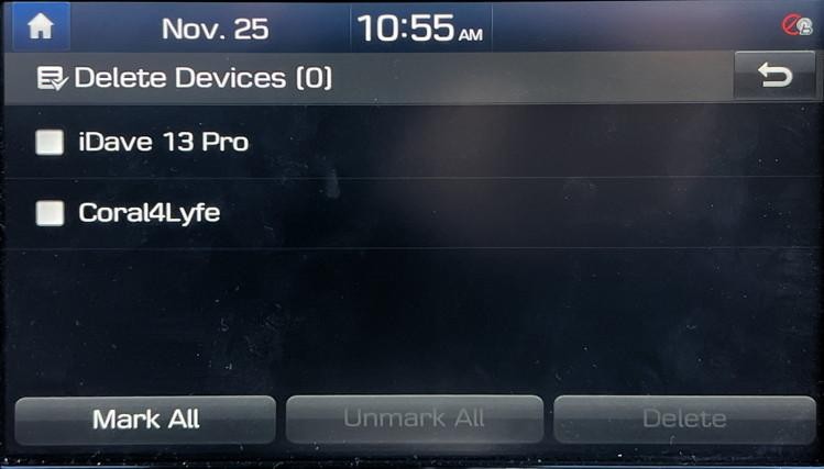 Clear Paired Bluetooth and USB Device Data Clear Paired Bluetooth and USB Device Data